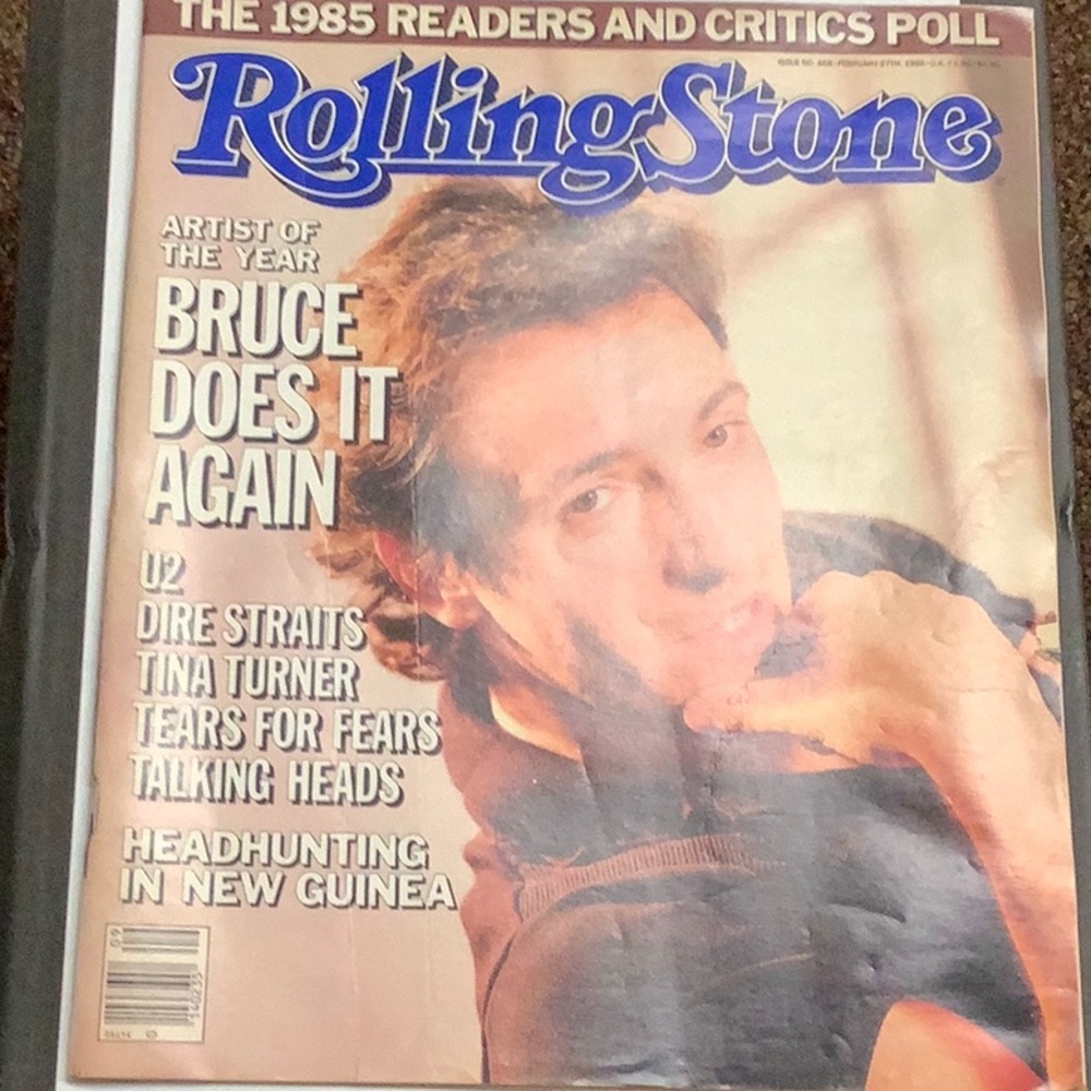 Rolling Stone 1986 Springsteen Cover
